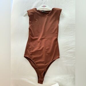 Zara Chocolate Brown Bodysuit